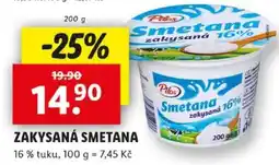 Lidl Pilos Smetana zakysaná 16% nabídka