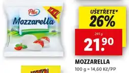 Lidl Pilos MOZZARELLA nabídka