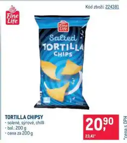 Makro Tortilla chipsy nabídka