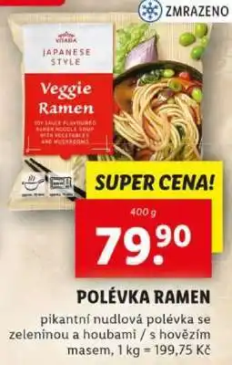 Lidl Vitasia Japanese Style Veggie Ramen nabídka
