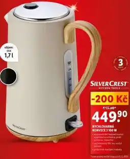 Lidl SilverCrest Rychlovarná konvice nabídka