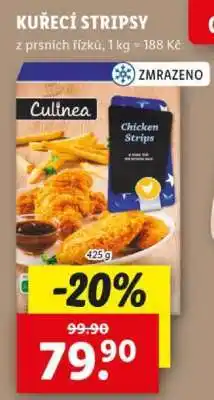 Lidl Culinea Kuřecí Stripsy nabídka