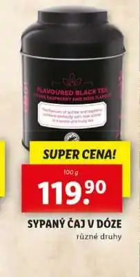 Lidl SYPANÝ ČAJ V DÓZE nabídka