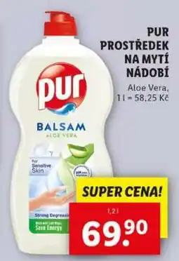 Lidl PUR PROSTŘEDEK NA MYTÍ NÁDOBÍ nabídka