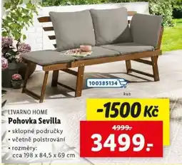 Lidl LIVARNO HOME Pohovka Sevilla nabídka