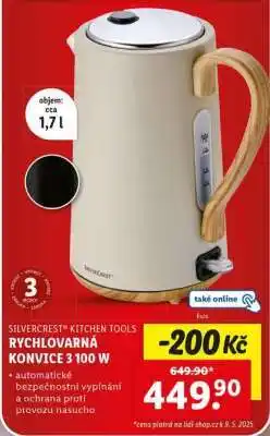 Lidl SILVERCREST KITCHEN TOOLS RYCHLOVARNÁ KONVICE 3 100 W nabídka