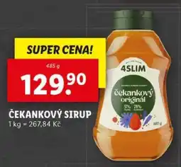 Lidl Čekankový sirup 4Slim nabídka