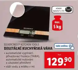 Lidl SILVERCREST Kitchen Tools Digitální Kuchyňská Váha nabídka