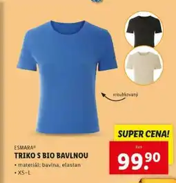 Lidl ESMARA TRIKO S BIO BAVLNU nabídka