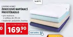 Lidl LIVARNO HOME Žerzejové napínací prostěradlo nabídka
