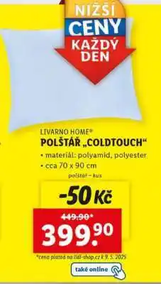 Lidl LIVARNO HOME POLŠTÁŘ „COLDTOUCH“ nabídka