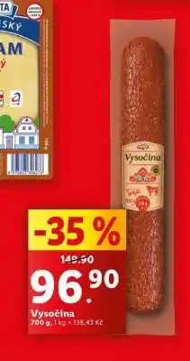 Lidl Vysočina nabídka