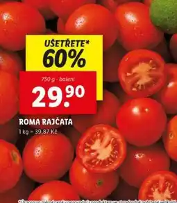 Lidl ROMA RAJČATA nabídka
