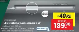 Lidl LIVARNO HOME LED svítidlo pod skříňku 6 W nabídka