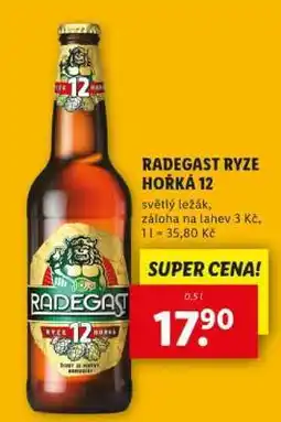 Lidl Radegast Ryze Hořká 12 nabídka