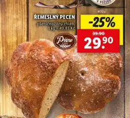 Lidl ŘEMESLNÝ PECEN nabídka