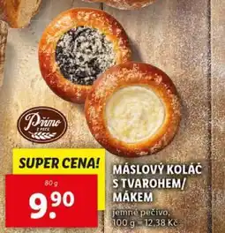 Lidl Máslový koláč s tvarohem/mákem nabídka