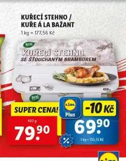 Lidl Kuřecí stehno / Kuře á la bažant nabídka
