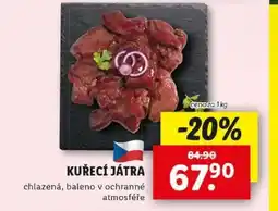 Lidl Kuřecí játra nabídka