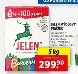 Lidl Jelen mýdlový prášek nabídka