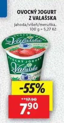 Lidl OVOCNÝ JOGURT Z VALAŠSKA nabídka