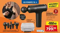 Lidl CRIVIT Prémiová masážní pistole nabídka