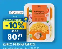 Lidl KUŘECÍ PRSO NA PAPRICE nabídka