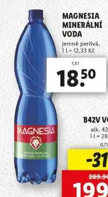 Lidl Magnesia minerální voda nabídka