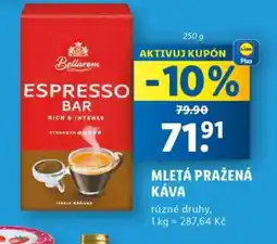 Lidl Bellarom Espresso Bar nabídka