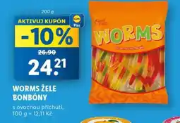 Lidl WORMS Želé Bonbóny nabídka