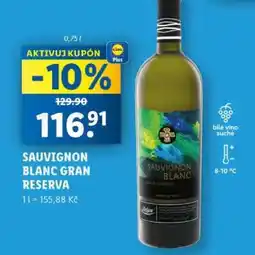 Lidl SAUVIGNON BLANC GRAN RESERVA nabídka