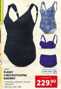 Lidl CRIVIT PLAVKY S NASTAVITELNÝMI RAMÍNKY nabídka