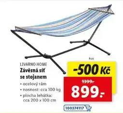 Lidl LIVARNO HOME Závěsná síť se stojanem nabídka