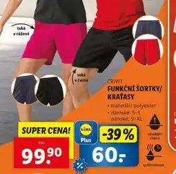 Lidl Crivit FUNKČNÍ ŠORTKY / KRAŤASY nabídka