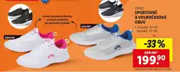 Lidl Crivit SPORTOVNÍ A VOLNOČASOVÁ OBUV nabídka