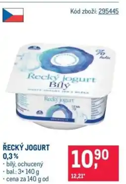 Makro Řecký jogurt 0,3% nabídka