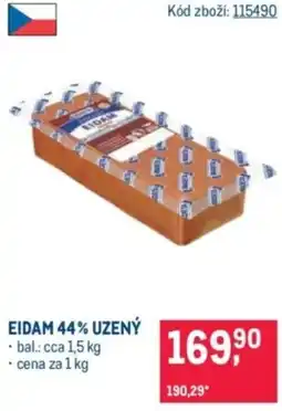 Makro Eidam 44% uzený nabídka