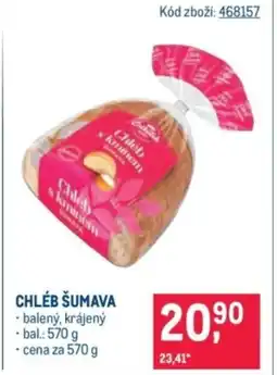 Makro Chléb šumava nabídka