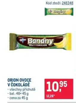 Makro Orion ovoce v čokoládě nabídka