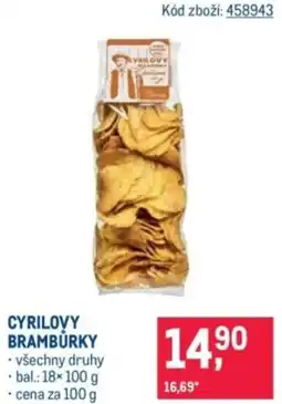 Makro Cyrilovy brambůrky nabídka