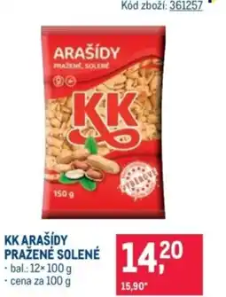 Makro Kk arašidy prazené solené nabídka