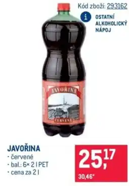 Makro Javořina nabídka