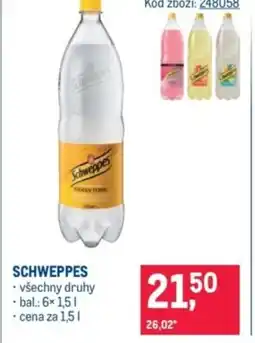 Makro SCHWEPPES nabídka