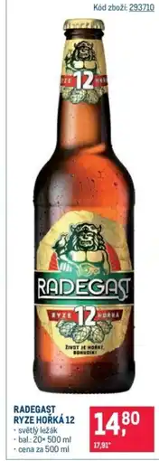 Makro Radegast ryze horká 12 nabídka