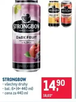 Makro STRONGBOW nabídka