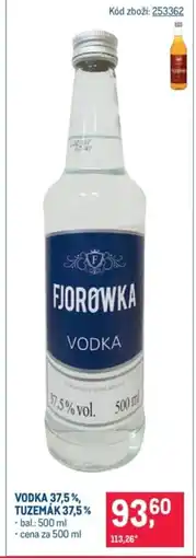 Makro Vodka 37,5%, tuzemák 37,5% nabídka