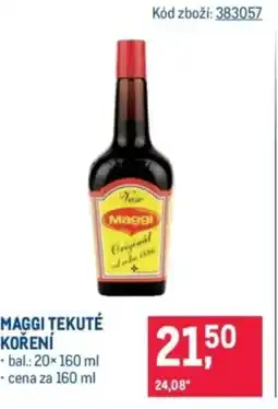 Makro Maggi tekuté koření nabídka