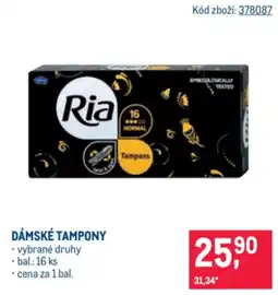 Makro Dámské tampony nabídka
