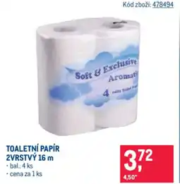Makro Toaletní papír 2vrstvý 16 m nabídka