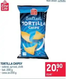 Makro Fine Life Tortilla chipsy nabídka